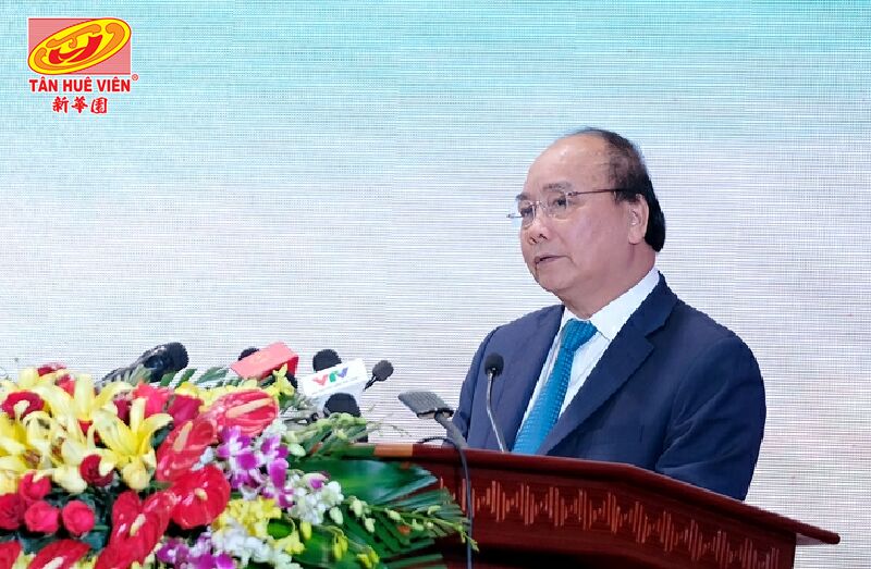 Thủ tướng Nguyễn Xuân Phúc, phát biểu tại Hội nghị (ảnh VGP/Quang Hiếu).